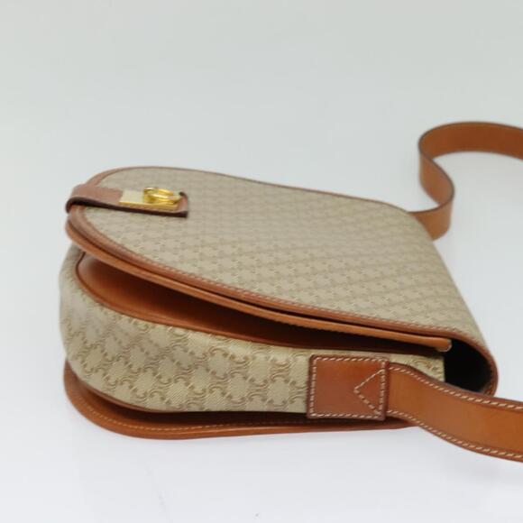 CELINE Shoulder Bag Pvc Beige Gold - Picture 5 of 13